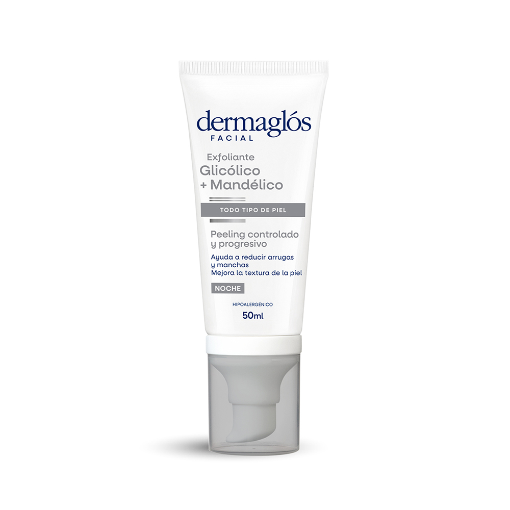 Emulsión Facial Exfoliante Peeling Glicólico y Mandélico