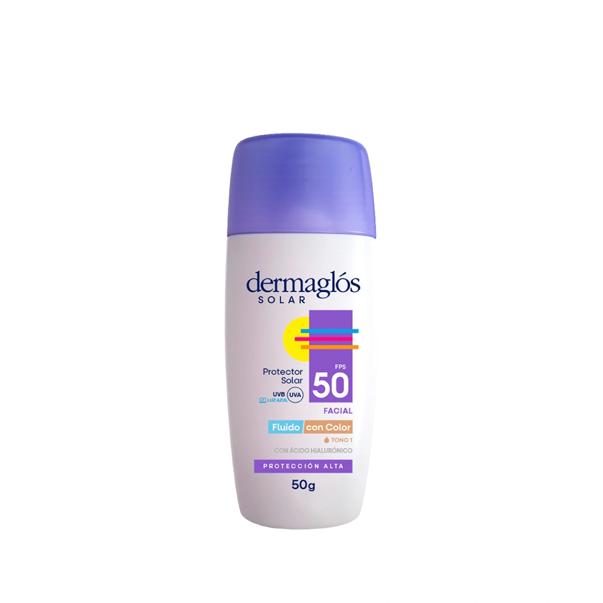 Protector Solar Facial FPS 50 Fluido Tono 1 50g