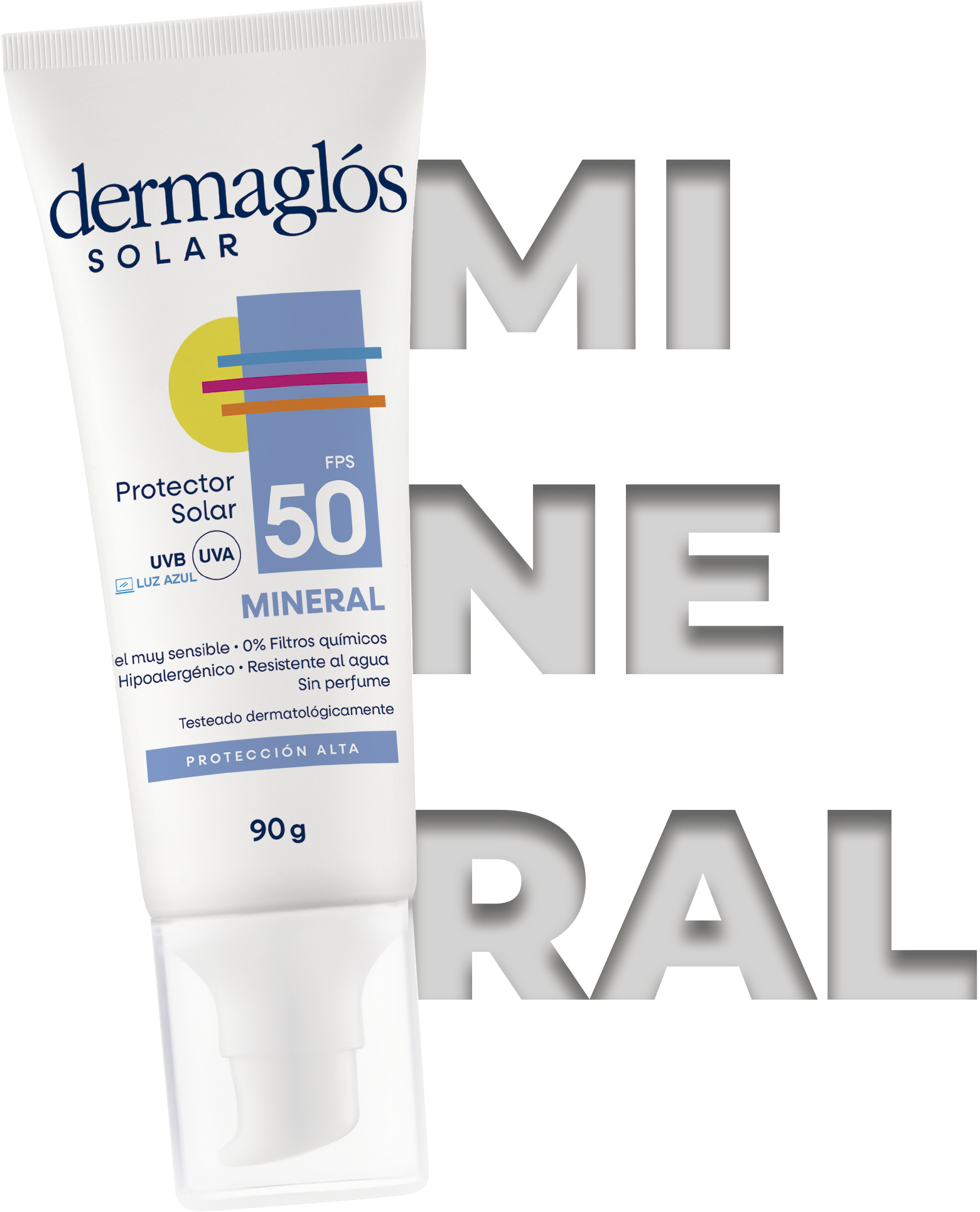 Tubo Dermaglós Solar FPS 50 Mineral