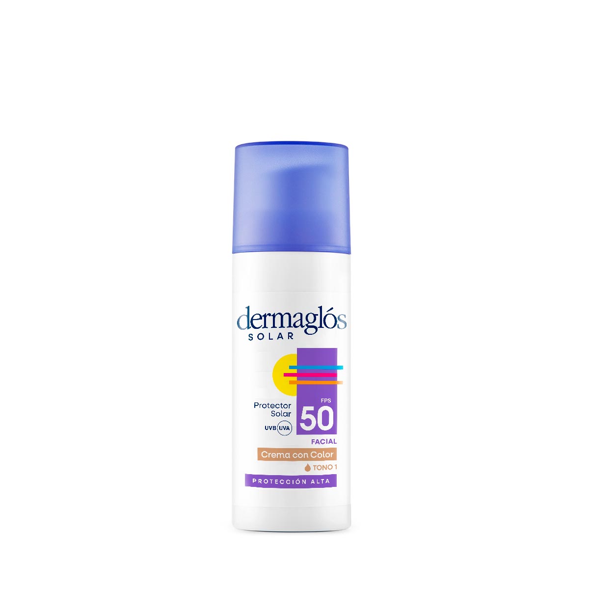 Protector solar facial con FPS 50 Tono Claro